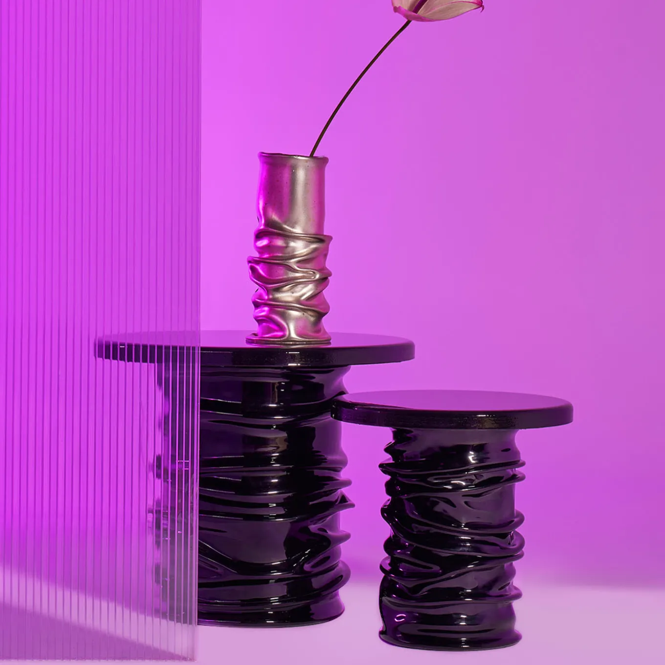 Set di 2 tavolini Gemini