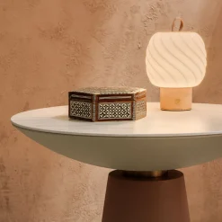 Set di 3 tavolini in resina per esterni Eclisse