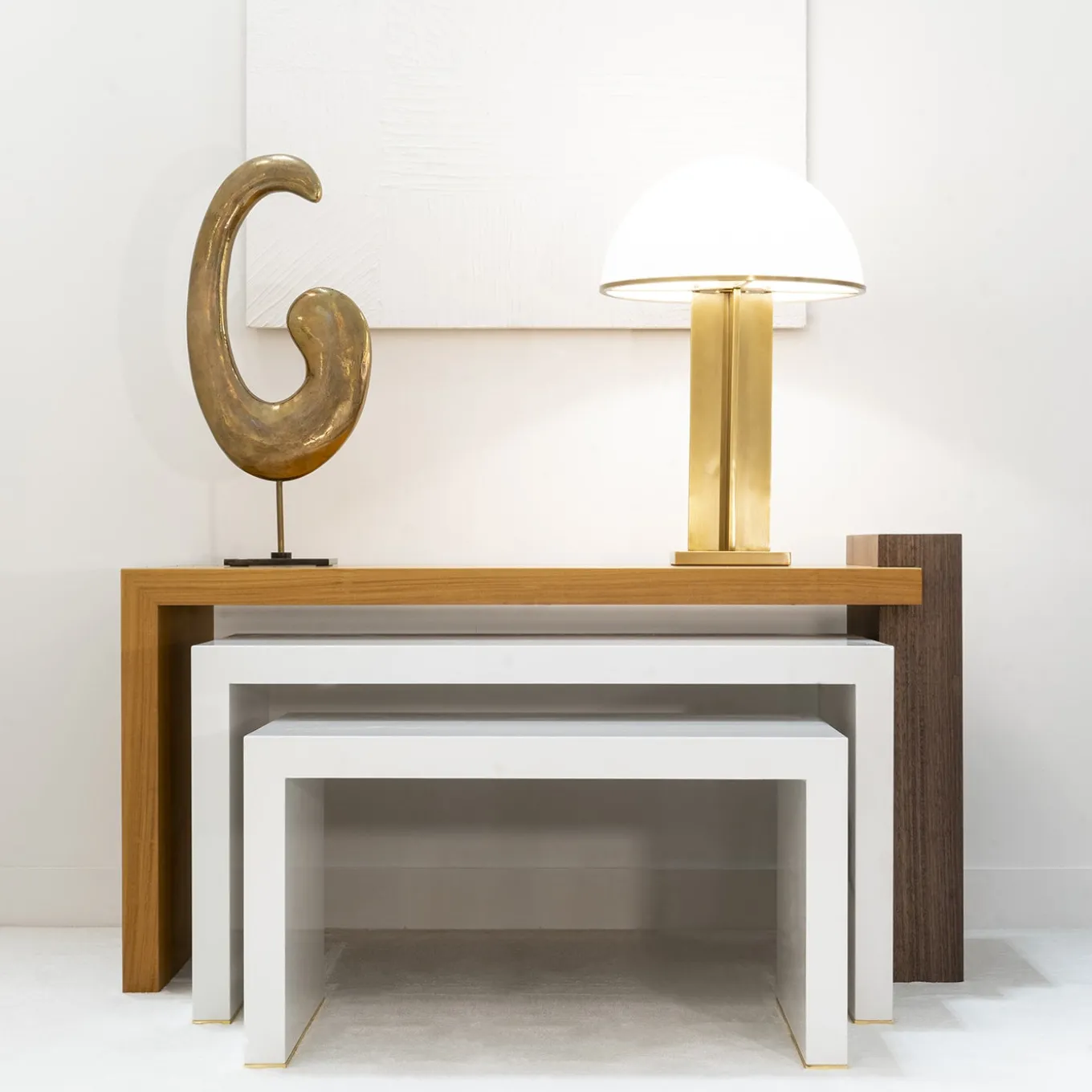 SET DI 3 TAVOLINI IN STILE NIDIFICANTE