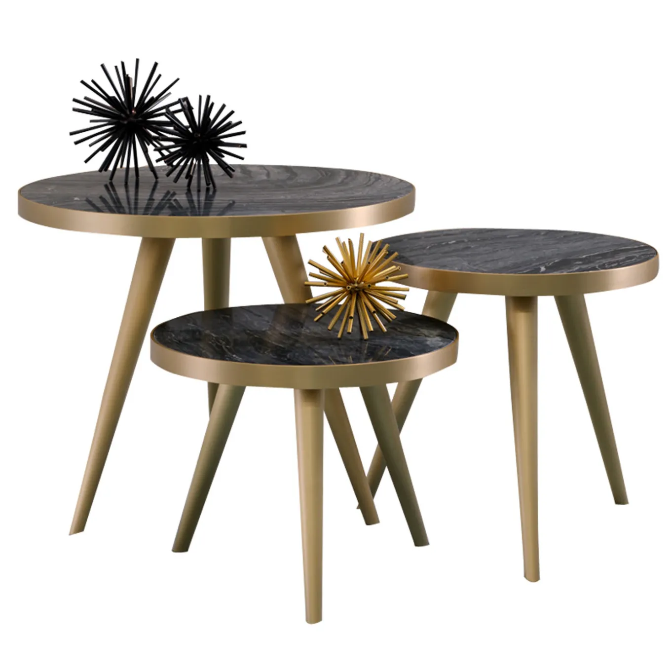 Set di 3 tavolini Jerome