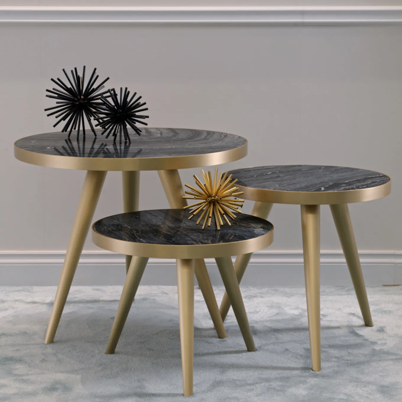 Set di 3 tavolini Jerome