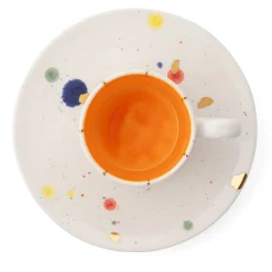 Set di 2 tazze da caffè e piattini Miami Straight