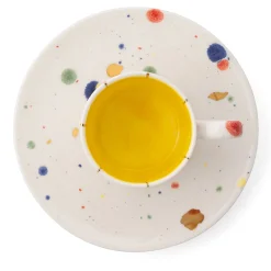 Set di 2 tazze e piattini da caffè quadrati Napoli #1