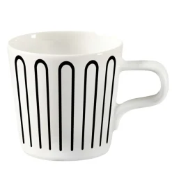 Set di 2 tazze e piattini neri Baroqeat #2 di Salvatore Spataro