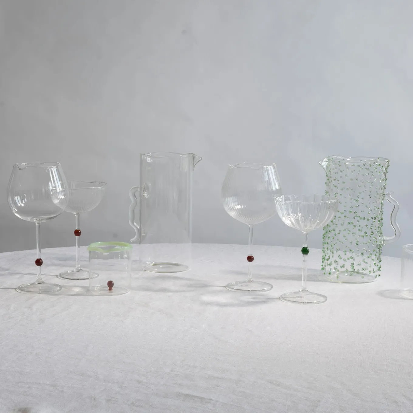 Set di 6 tazze verde perla