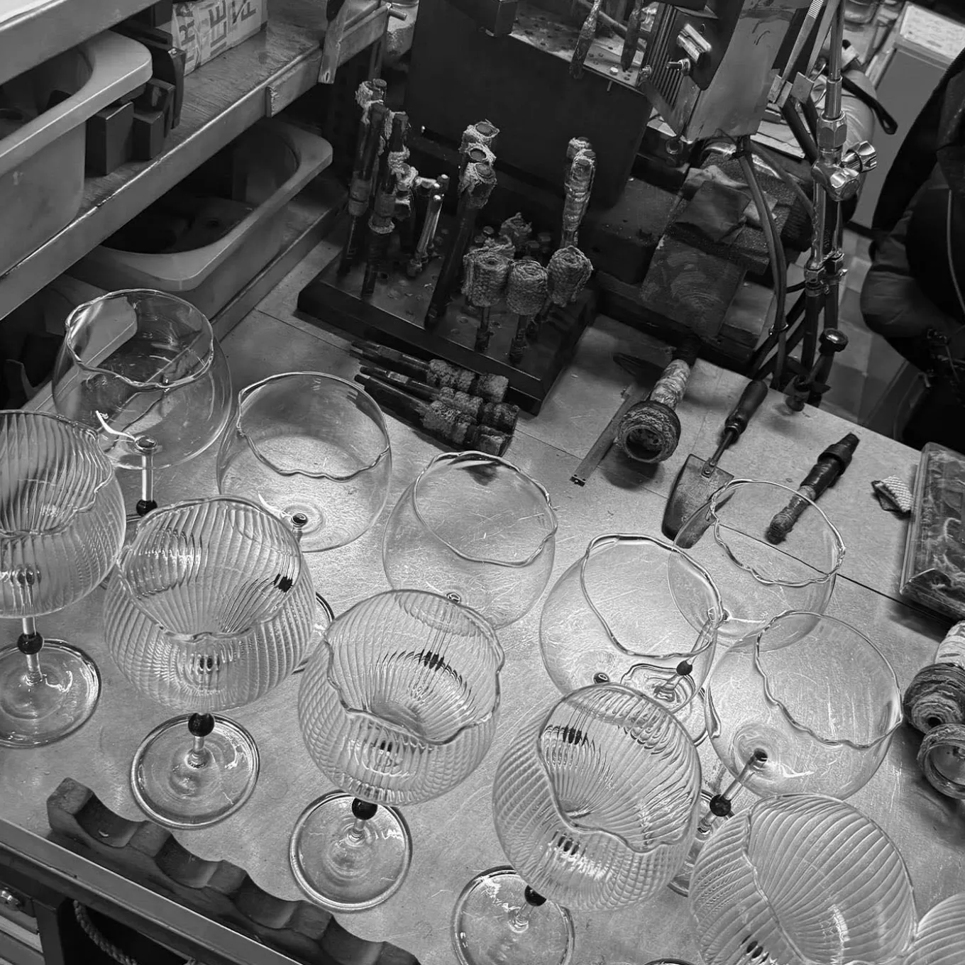 Set di 6 tazze verde perla