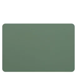 Set di 2 tovagliette bifacciali in pelle blu cielo eucalipto #1