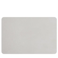 Set di 2 tovagliette bifacciali in pelle rosa cenere e ostrica