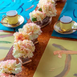 Set di 2 tovagliette e 2 tovaglioli Roman Stroll in azzurro