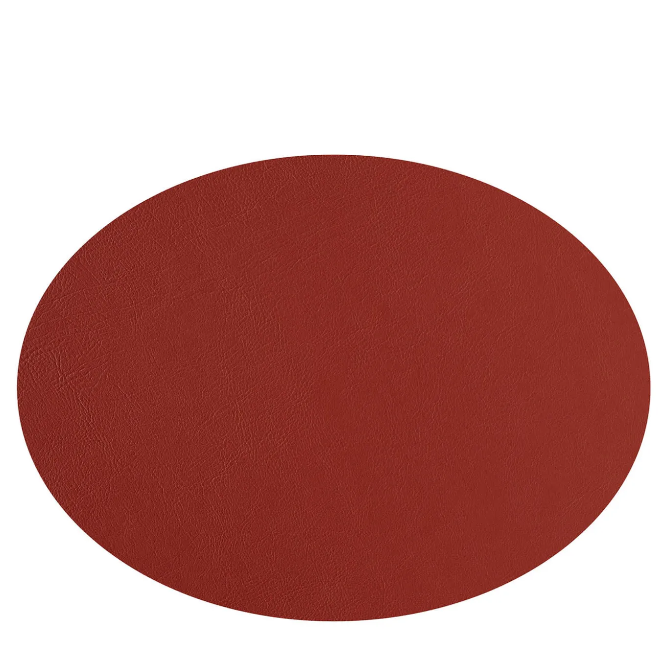 Set di 2 tovagliette in pelle bordeaux e cognac bifacciali