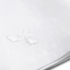 Set di 4 tovaglioli bianchi ricamati Decoro