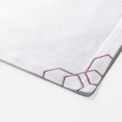 Set di 4 tovaglioli bianchi Tivoli