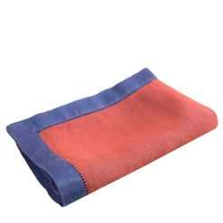 Set di 4 tovaglioli Boboli Marsala-Rosso e Blu
