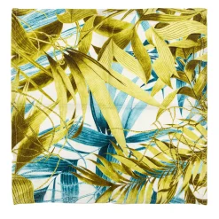 Set di 6 tovaglioli di lino con foglie di palma Las Palmas