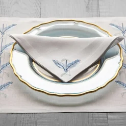 Set di 4 tovaglioli Plumes