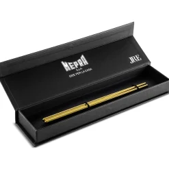 Set di bacchette dorate da 2 coppie