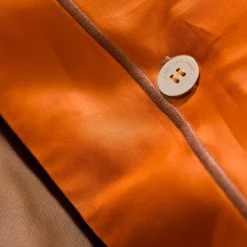 Set di biancheria da letto estiva - Marrone e arancione