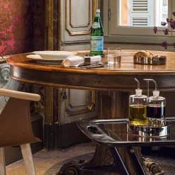 Set di bottiglie di vetro per olio e aceto Stile