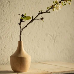 Set di bottiglie scultoree in legno #2