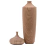 Set di bottiglie scultoree in legno #5