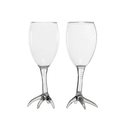 Set di due bicchieri da vino Gajna Bird