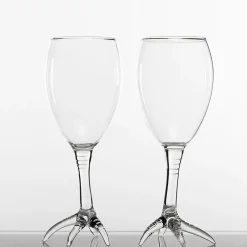 Set di due bicchieri da vino Gajna Bird