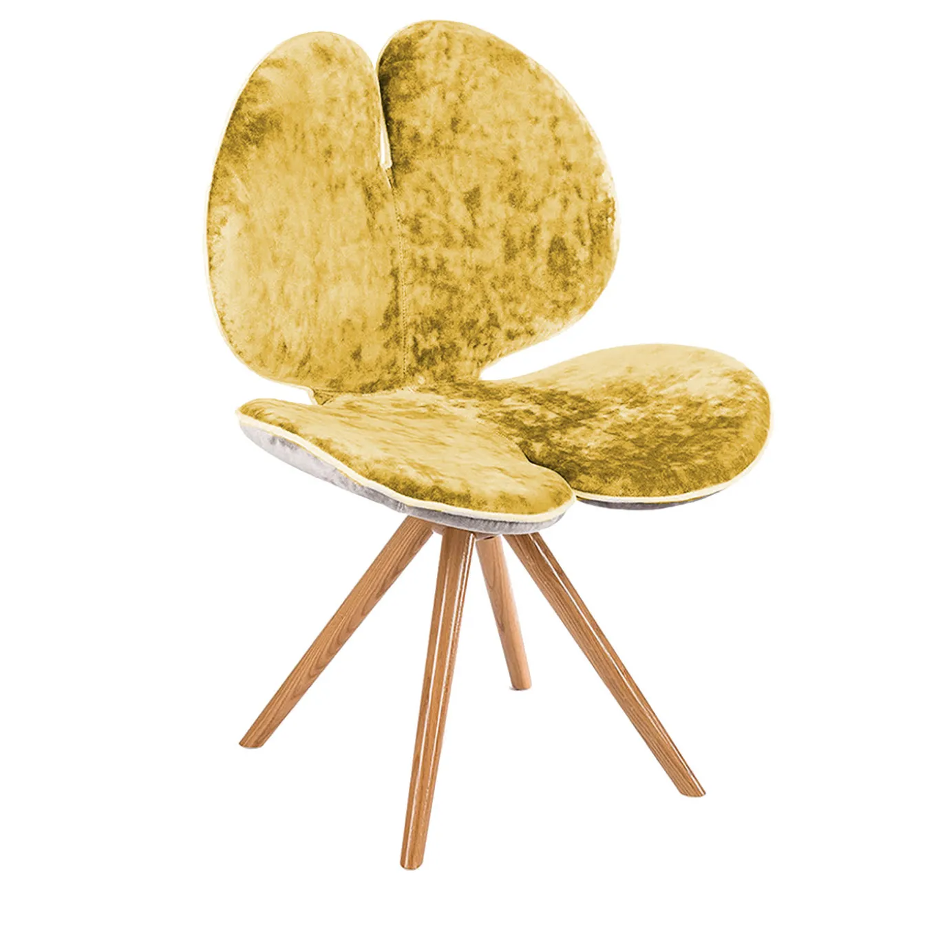 Set di due sedie Pansè in giallo