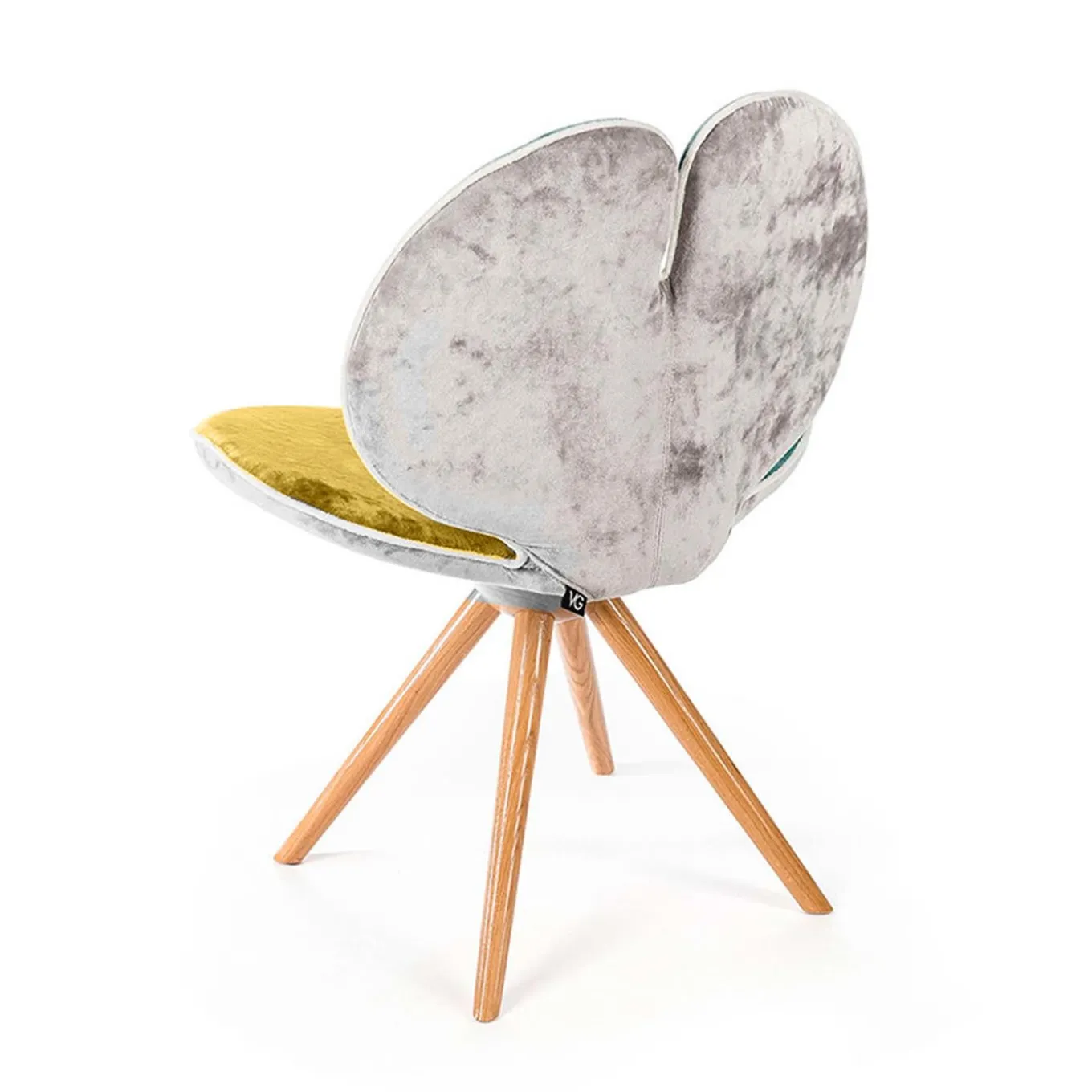 Set di due sedie Pansè in giallo