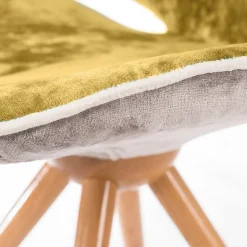 Set di due sedie Pansè in giallo