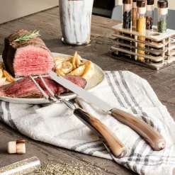 Set di posate Roast in corno naturale
