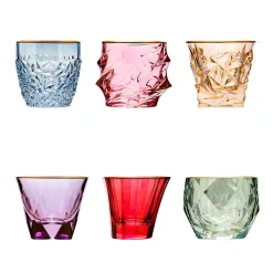 Set di sei bicchieri assortiti Old Fashion