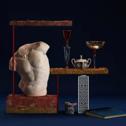 Set di sei flauti Arlecchino