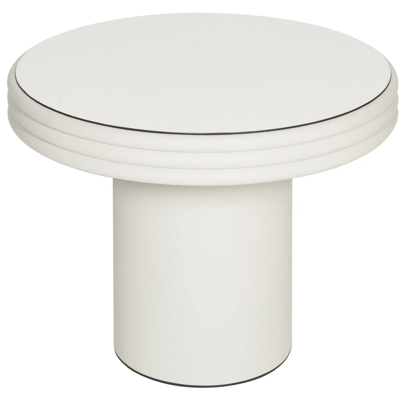 Set di tre tavoli rotondi Scala con base a colonna