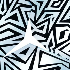 Set di tre tavolini Graffito