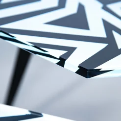 Set di tre tavolini Graffito