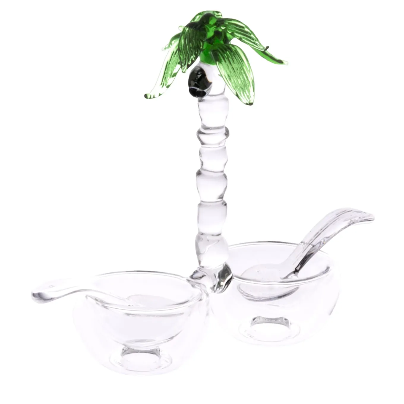 Set sale e pepe Portofino in vetro di palma lavorato a mano