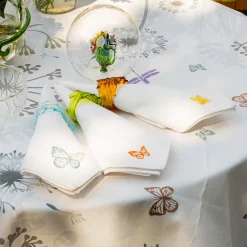 Sfera Decorativa Mini Oasis Verde con Fiori in Vetro