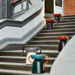 Sgabello Allié Red di Luca Nichetto