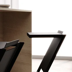 Sgabello Alto in Ferro Nero ZZ Top