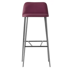 Sgabello Bardot Borgogna di Emilio Nanni