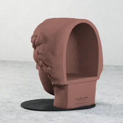 Sgabello Betti rosso mattone di Marialaura Rossiello Studio Irvine