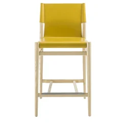 Sgabello da banco Ledermann di Tom Kelley