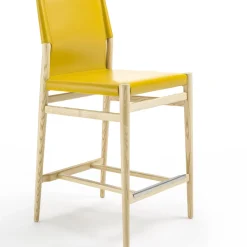 Sgabello da banco Ledermann di Tom Kelley