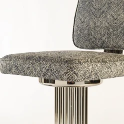 Sgabello da bar Alisa in ottone