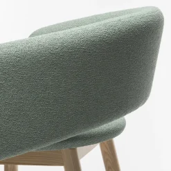 Sgabello da bar Bel Sg-75 verde chiaro di Pablo Regano