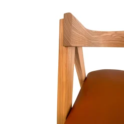 Sgabello da bar Cooper in legno di frassino