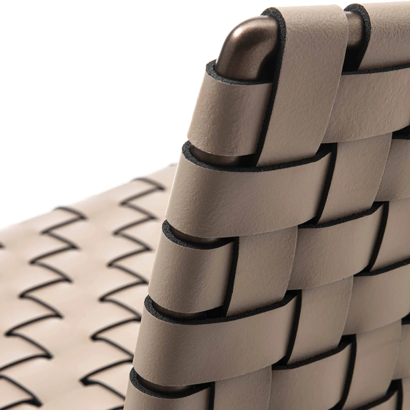 Sgabello da bar Gazzella Marrone Intrecciato