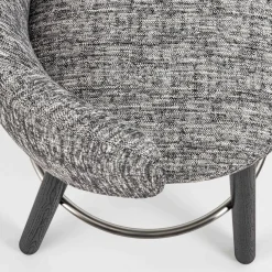 Sgabello da bar grigio Isabel