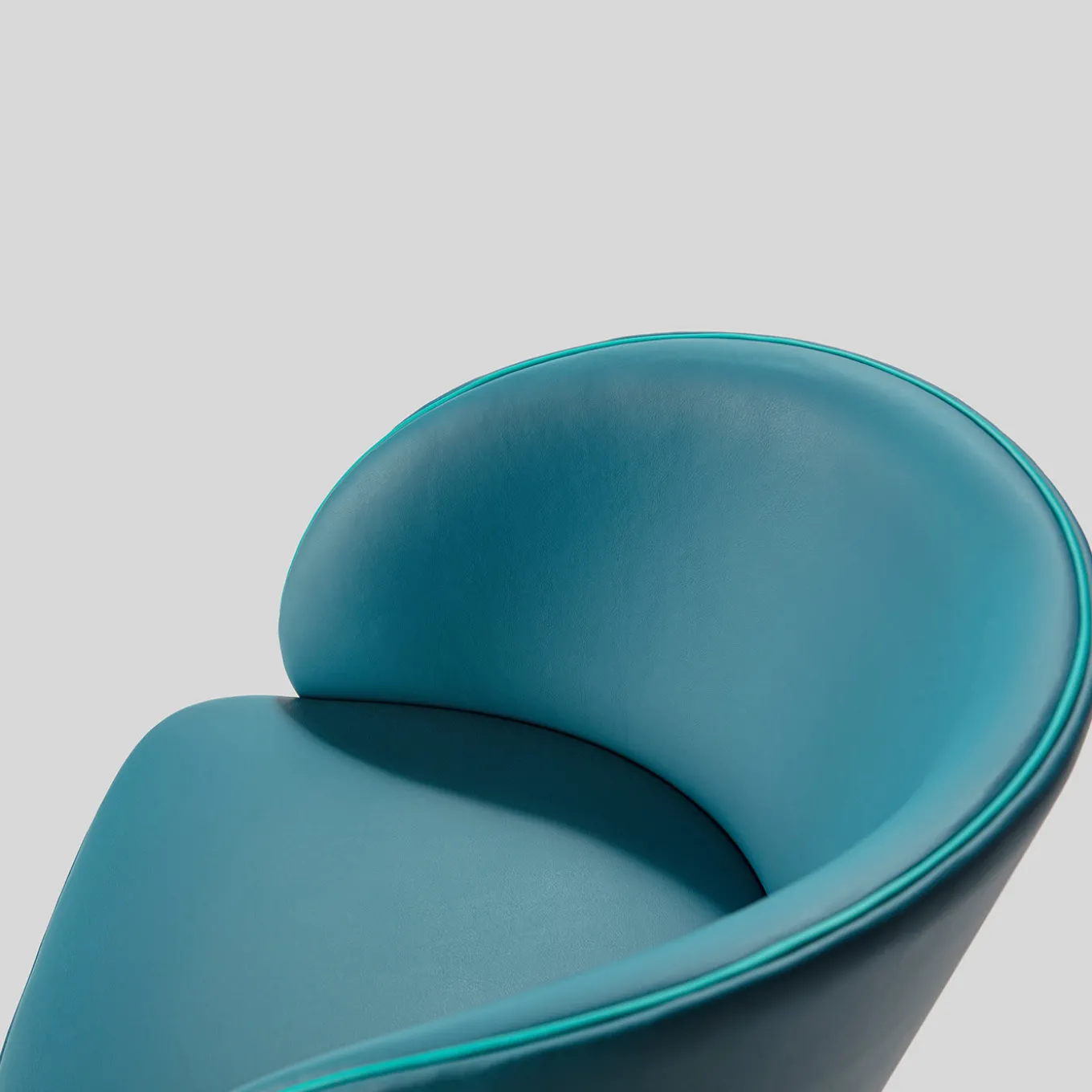 Sgabello da bar Kyoto Light Blue di Balutto Associati