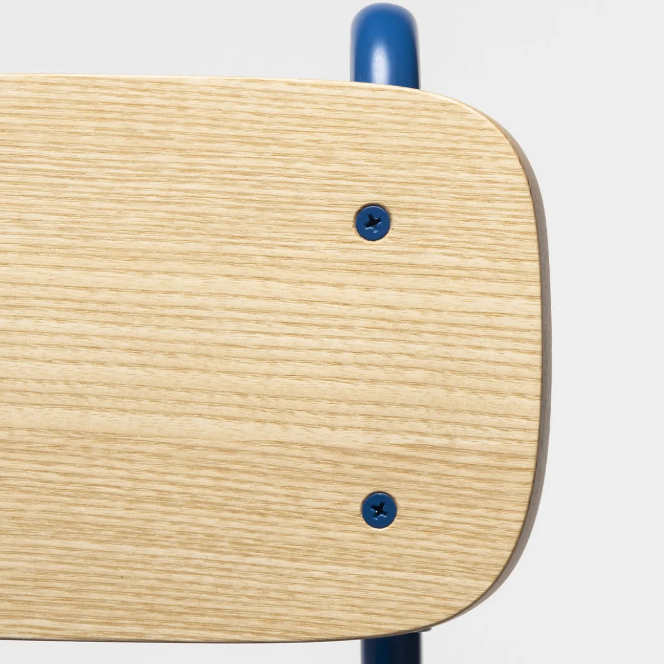 Sgabello da bar Lena Sg-75 blu e frassino naturale di Designerd